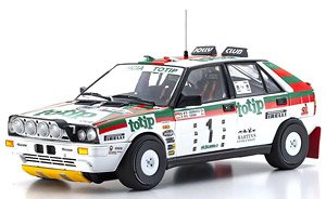 ランチア デルタ HF 4WD タルガ・フローリオ `チーム ランチア トティップ` 1987 #1 (ミニカー)