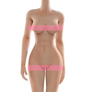 Very Cool 1/6 Medium Chest Standard Universal Woman Silicone Body Regular 01B (Fashion Doll)