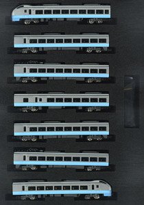 E653系1000番代 (水色) 7両編成セット (動力付き) (7両セット) (塗装済み完成品) (鉄道模型)