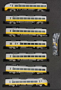 Series E653-0 (Fresh Hitachi, Yellow) Additional Seven Car Formation Set (without Motor) (Add-on 7-Car Set) (Pre-colored Completed) (Model Train)