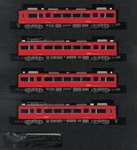 Meitetsu Series 7700 Additional Four Car Formation Set (without Motor) (Add-on 4-Car Set) (Pre-colored Completed) (Model Train)