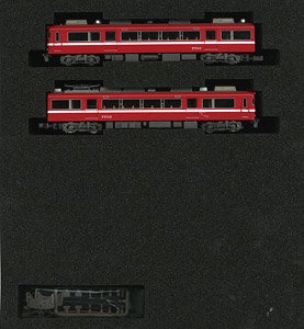 名鉄7700系 白帯車1990 (妻面窓付き) 基本2両編成セット (動力付き) (基本・2両セット) (塗装済み完成品) (鉄道模型)
