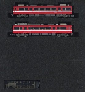 Meitetsu Series 7700 White Stripe 1990 (without End Panel Window) Standard Two Car Formation Set (w/Motor) (Basic 2-Car Set) (Pre-colored Completed) (Model Train)