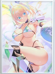 【光る美少女展出展記念】高峰ナダレ先生直筆サイン入りオーロラアート (B)