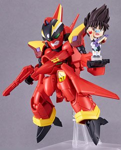 TINY SESSION VF-19改 ファイヤーバルキリー with 熱気バサラ (完成品)