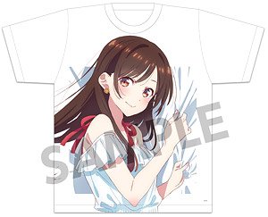 Rent-A-Girlfriend [Especially Illustrated] Hug T-Shirt Chizuru Mizuhara Dress Ver. L Size (Anime Toy)