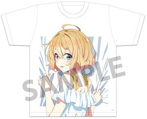 彼女、お借りします 描き下ろし抱きつかれTシャツ 七海麻美 ワンピース ver. Mサイズ (キャラクターグッズ)