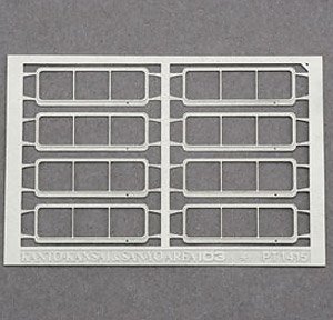 103系用前面窓枠パーツ (8個入り) (鉄道模型)