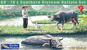 60`s-70`s Southern Vietnam Buffalo Set (Plastic model)