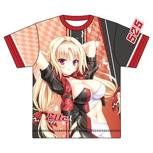 金色ラブリッチェ 描き下ろし エロイナ・ディ・カバリェロ・イスタ RQver. フルグラフィックTシャツ (キャラクターグッズ)