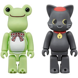 Be@rbrick Pickles the Frog & Ny@Brick Black Cat Pierre 100% 2 Pack Set (Completed)