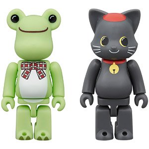 BE@RBRICK かえるのピクルス ＆ NY@BRICK 黒ねこ ピエール 100％ 2体セット (完成品)