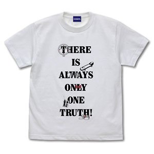 Detective Conan Message T-Shirt Ver.2.0 White S (Anime Toy)