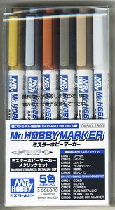 Mr.Hobby Marker Metallic Set (Paint)