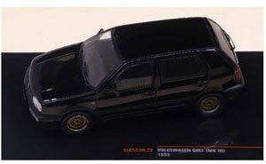 VW ゴルフ (MK III) 1993 ブラック (ミニカー)