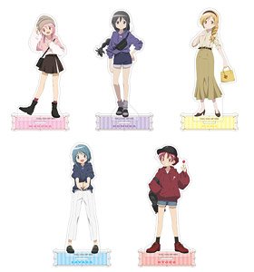 Puella Magi Madoka Magica Acrylic Stand Set (Hoodie) (Set of 5 / w/Bonus Item Poster) (Anime Toy)