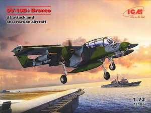 OV-10D+ Bronco US attack and observation aircraft (Plastic model)