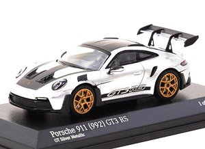 Porsche 911 (992) GT3 RS GT Silver Metallic (Diecast Car)
