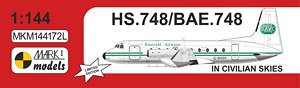 HS.748/BAe.748 `In Civilian Skies` (Plastic model)