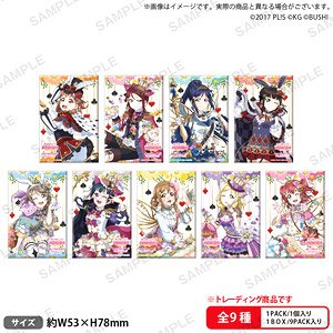 Love Live! School Idol Festival Square Can Badge Collection Aqours Wonderland Ver. (Set of 9) (Anime Toy)