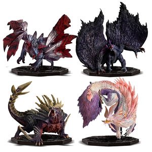 Capcom Figure Builder Cube Monster Hunter 4 Set Box (Gore Magala/Valstrax/Magnamalo/Mizutsune) (Completed)