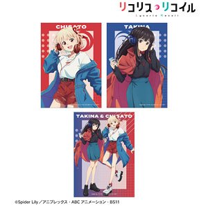 TVアニメ「リコリス・リコイル」 描き下ろし 私服ver. 2Lブロマイド3枚セット (キャラクターグッズ)