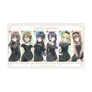 TV Animation [Rascal Does Not Dream of Bunny Girl Senpai] Rubber Desk Mat Chic Dress Ver. (Anime Toy)