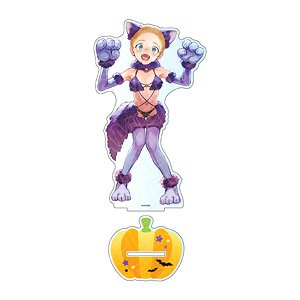 Sasha-chan to Classmate Otaku-kun Big Acrylic Stand Sasha-chan Halloween Ver. (Anime Toy)