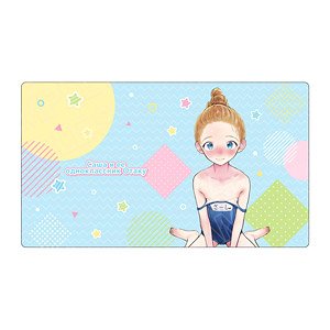 Sasha-chan to Classmate Otaku-kun Rubber Desk Mat Sasha-chan School Swimsuit Ver. (Anime Toy)