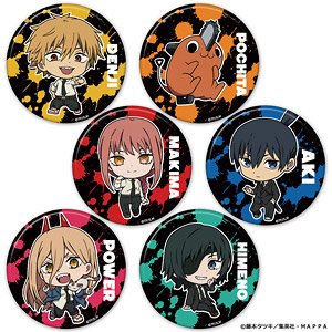 TV Animation [Chainsaw Man] Trading Can Badge (Set of 6) (Anime Toy)