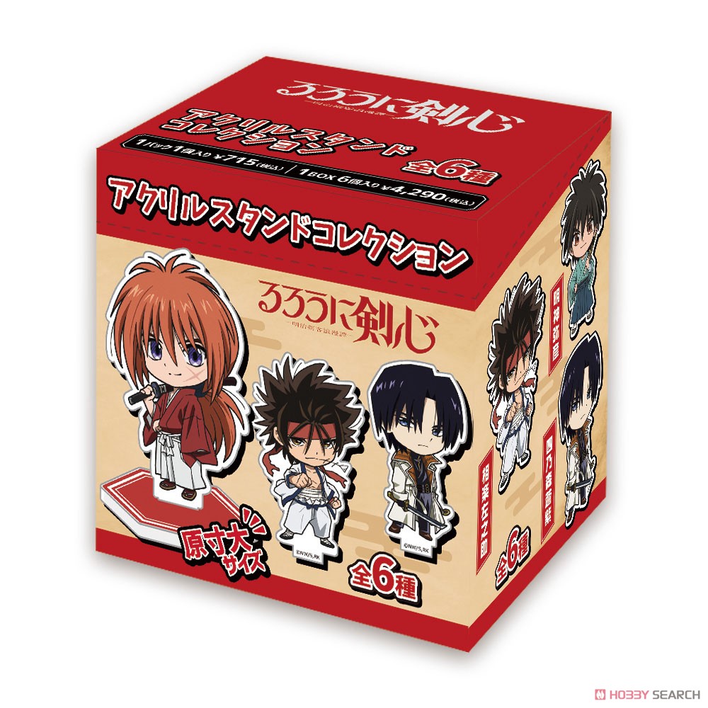 TV Animation [Rurouni Kenshin] Acrylic Stand Collection (Set of 6) (Anime Toy) Package1