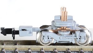 [ 6809 ] Power Bogie Type C-DT69 (Gray Frame, Silver Wheel) (1 Piece) (Model Train)