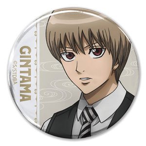 Gin Tama. Sogo Okita 65mm Can Badge Suits Ver. (Anime Toy)