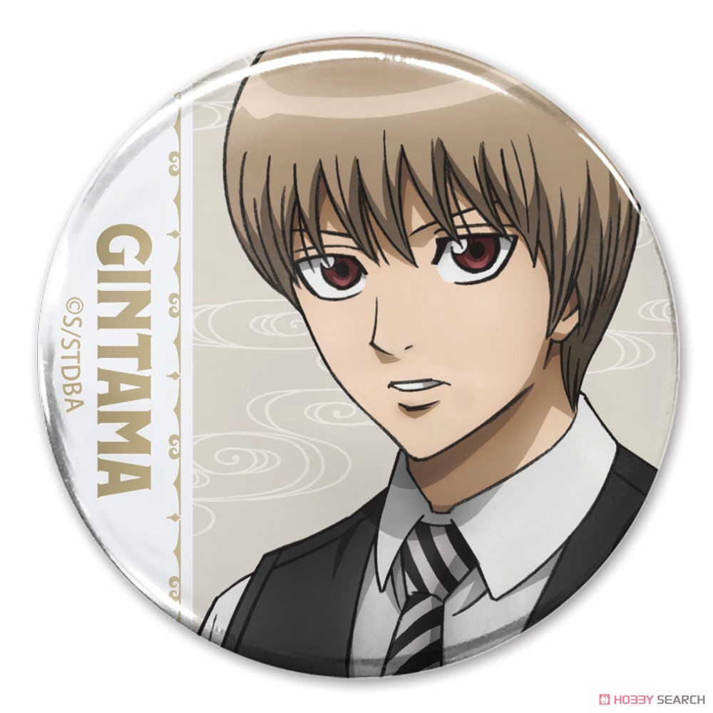 Gin Tama. Sogo Okita 65mm Can Badge Suits Ver. (Anime Toy) Item picture1