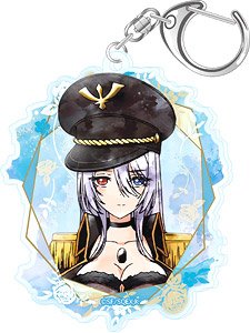 My Dress-Up Darling Wet Color Series Acrylic Key Ring Marin (Black Lobelia) (Anime Toy)