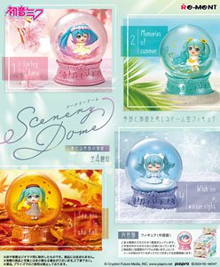 Hatsune Miku Scenery Dome (Set of 4) (Anime Toy)