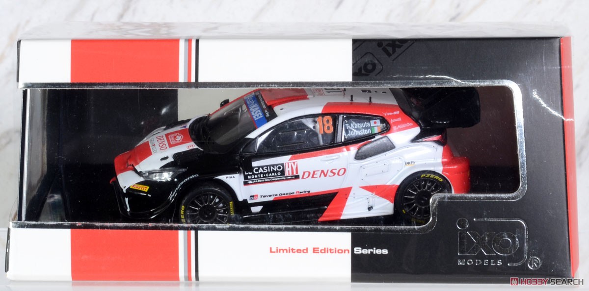 Toyota GR Yaris WRC 2023 Monte Carlo Rally 6th #18 T.Katsuta/A.Johnston (Diecast Car) Package1