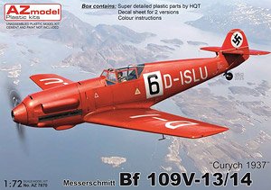 Bf 109V-13/14 `Zurych 1937` (Plastic model)
