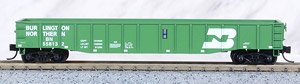 105 00 642 (N) 50ftゴンドラ車 BN #558132 [バーリントンノーザン鉄道・鋼製無蓋車・側面パネル15枚・妻面固定・魚腹台枠] ★外国形モデル (鉄道模型)
