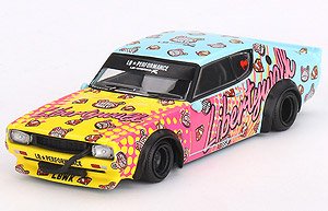 Nissan スカイライン ケンメリ リバティーウォーク LBWK KUMA (右ハンドル) [ブリスターパッケージ] (ミニカー)