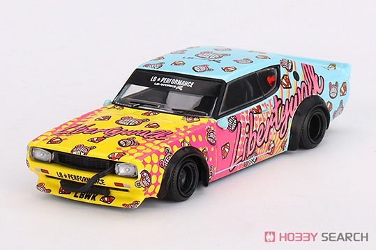 Nissan スカイライン ケンメリ リバティーウォーク LBWK KUMA (右ハンドル) [ブリスターパッケージ] (ミニカー) 商品画像1