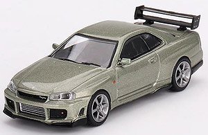 Nissan スカイライン GT-R R34 トミーカイラ R-z ミレニアムジェイド (右ハンドル) [ブリスターパッケージ] (ミニカー)