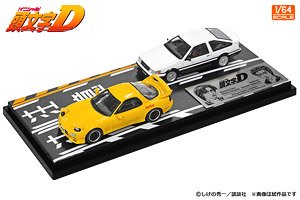 頭文字D セットVol.16 秋山渉レビンターボ(AE86) & 高橋啓介RX-7(FD3S) (ミニカー)