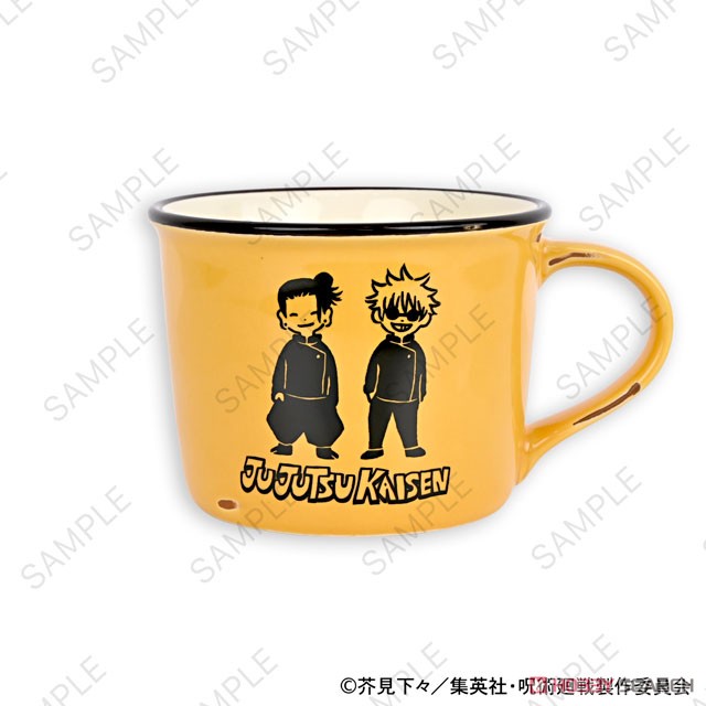 Jujutsu Kaisen Bee`s Knees Enamel Style Mug Cup (Satoru Gojo & Suguru Geto) (Anime Toy) Item picture1