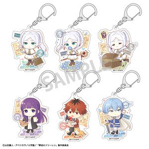 Frieren: Beyond Journey`s End Trading Acrylic Key Ring Charattotabi (Set of 6) (Anime Toy)