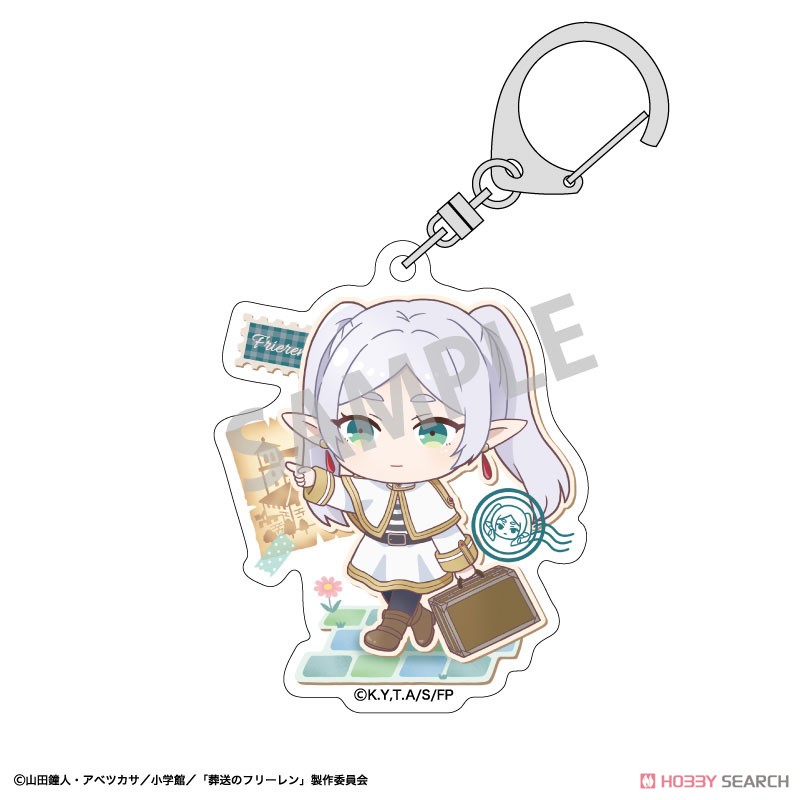 Frieren: Beyond Journey`s End Trading Acrylic Key Ring Charattotabi (Set of 6) (Anime Toy) Item picture1