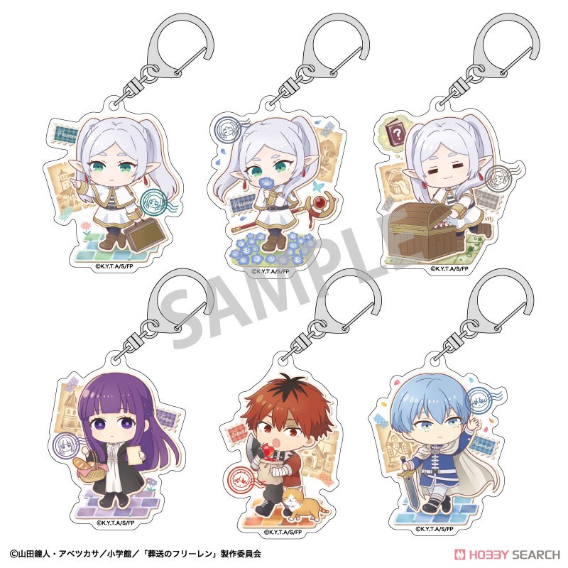 Frieren: Beyond Journey`s End Trading Acrylic Key Ring Charattotabi (Set of 6) (Anime Toy) Item picture7