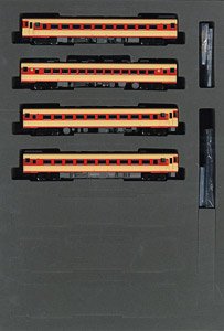 J.N.R. Series KIHA56-0 Ordinary Express Diesel Car (Karikachi) Set (4-Car Set) (Model Train)