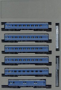 J.N.R. Limited Express Sleeping Cars Series 24 Type 24 `Yuzuru` Standard Set (Basic 6-Car Set) (Model Train)