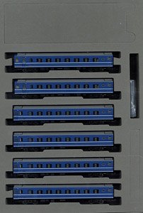 国鉄 24系24形特急寝台客車 (ゆうづる) 増結セット (増結・6両セット) (鉄道模型)